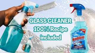 HOW TO MAKE GLASS CLEANER  100 formula included [upl. by Tarfe167]