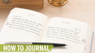 How to Journal Writing Tips Journal Topics and More [upl. by Hsakaa]