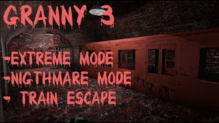 Granny 3  Extreme  Nightmare  Slendrina is ON [upl. by Nalak731]