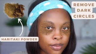 REMOVE DARK CIRCLES WITH HARITAKI POWDER [upl. by Linda321]