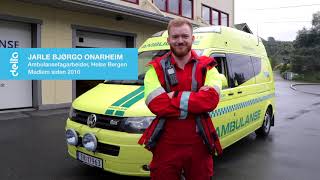 Ambulansearbeider Jarle Onarheim  For meg er Delta arbeidslivets vaktbikje [upl. by Artkele]