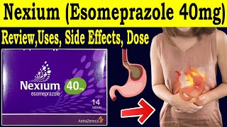 Review Nexium 40 mg capsule uses in Urdu Hindi  Esomeprazole 40mg 20mg  Uses Side Effects Dose [upl. by Yrrep]