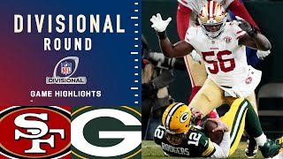 49ers vs Packers Divisional Round Highlights  NFL 2021 [upl. by Fillander]