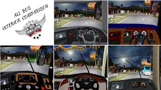 All bus interior in Bus Simulator Indonesia  B1 Pictures [upl. by Leelaj855]