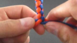 How to Tie a Four Strand Round Braid by TIAT quotThe Easy Wayquot [upl. by Neetsirk]