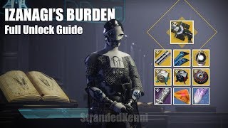 Destiny 2  How to Unlock Izanagis Burden  FULL GUIDE [upl. by Eamaj]