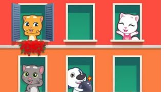 Talking Tom Cat 2  Play Fun Mini games  Tap Tap Android Gameplay [upl. by Lacram]