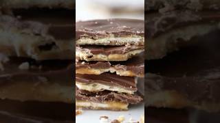 SALTINE TOFFEE BARK [upl. by Peednus]