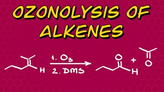 How to Draw the Ozonolysis of Alkenes Product EASY [upl. by Frasch]