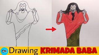 Drawing Krimada Baba  Chhota Bheem aur Krishna  Anshus Draw [upl. by Gilberta]