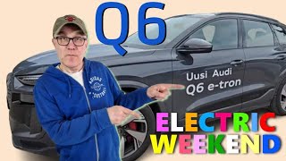 Sähköautojen Electric Weekend tapahtuma Audi Q6 etron ensitunnelmat Sähköautoteltta neljälle [upl. by Almallah943]