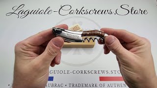 Laguiole Corkscrew Snakewood By Laguiole en Aubrac [upl. by Ahtrim580]