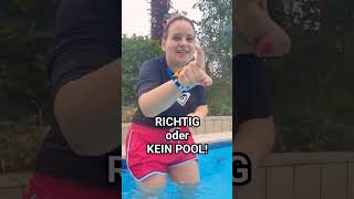 Richtig oder KEIN POOL🙅‍♀️ BEI 0°C 🥶 [upl. by Carny]