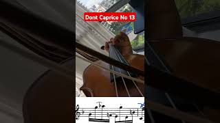 Road to Paganini  Dont Caprice 13 Looks simple but very confusing to play violintechnique [upl. by Leanahtan170]