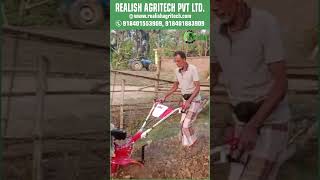 Working of power weeder MY573D  Realish Agritech Pvt Ltd nature powerweeder [upl. by Zarla]