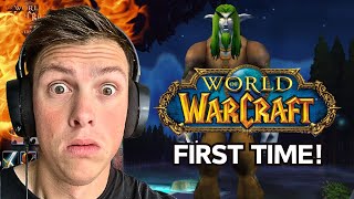 I PLAYED WORLD OF WARCRAFT CLASSIC FOR THE FIRST TIME EVER [upl. by Kragh184]