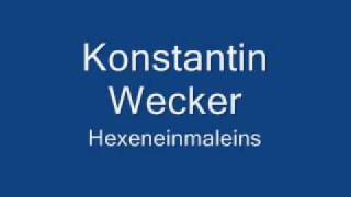 Konstantin Wecker Hexeneinmaleins [upl. by Lig]