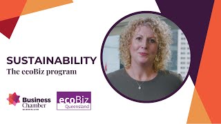 ecoBiz  A program for Queensland Business Sustainability [upl. by Goff]