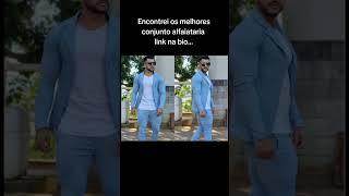 Moda masculina conjunto alfaiataria [upl. by Ayardna]