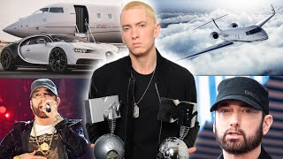 Eminem Biography Career Success Story Extravagant Lifestyle and Net Worth [upl. by Nalyac762]