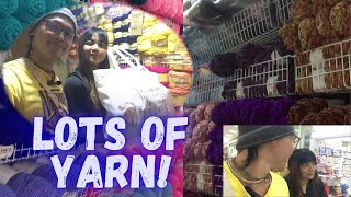 LOTS OF YARN  Pinaka malapit na bilihan namin ng YARN [upl. by Amethist]