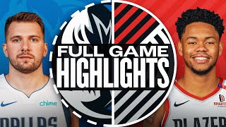 MAVERICKS at TRAIL BLAZERS  FULL GAME HIGHLIGHTS  December 1 2024 [upl. by Dryden]