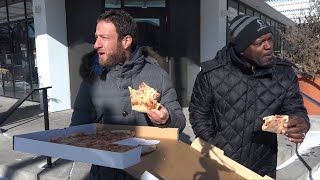 Barstool Pizza Review  Frank amp Andrea Pizza With Special Guest Emmitt Smith [upl. by Yerak]