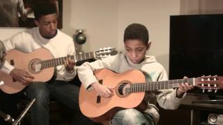 Michael jackson Liberian Girlcover guitar duet [upl. by Ohploda482]