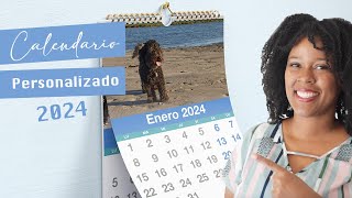 Calendario 2024 Almanaque editable para imprimir  personaliza tu calendario [upl. by Niala560]