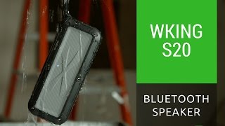 WKing S20 Waterproof Bluetooth Speaker Actual Sound Test and Unboxing [upl. by Dorrahs]