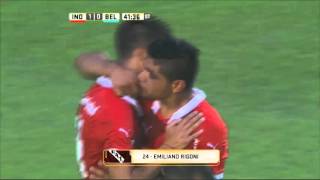 Gol de Rigoni Independiente 1  Belgrano 0 Fecha 1 Primera División 2016 [upl. by Ariait]