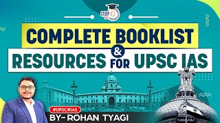 Complete Booklist amp Resources for Prelims amp Mains UPSC CSE toppers choice  IAS Exam 2024  StudyIQ [upl. by Ferd949]