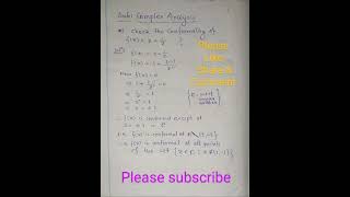 complex analysis conformal mapping example [upl. by Noraj661]