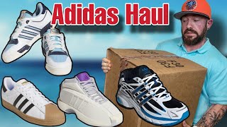 SUPER STEALS Adidas Sneaker Haul Retro Basketball Mesh Runners and MORE [upl. by Harahs]