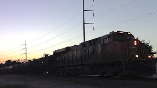 CN U763 East through Denham Springs LA [upl. by Reteip699]