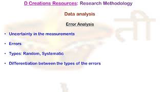 Errors Types Uncertainty Epi 33 Random systematic Research Methodology D Creations Resources [upl. by Teemus]