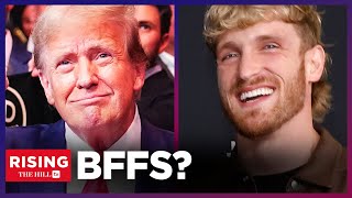 Logan Paul TEAMS Up With Donald Trump CHALLENGES Biden To Interview [upl. by Allisirp]