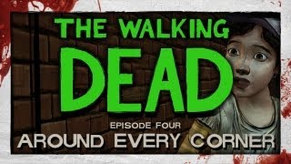 The Walking Dead Episode 4  Part 1  Around Every Corner Lets Play  Playthrough [upl. by Analak714]