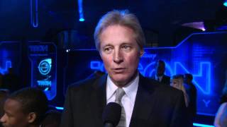 TRON LEGACY  LA World Premiere  Interview with Bruce Boxleitner quotAlan BradleyTRONquot  121110 [upl. by Lemyt]