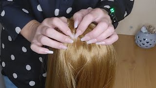 ASMR PICKY PLUCKY CLICKETY CLACK SCALP CHECK  No Talking 💆‍♀️ asmr scalpcheck asmrplucking [upl. by Dragelin]