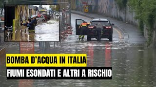 NUBIFRAGIO DEVASTANTE ALLERTA ROSSA E FIUMI IN PIENA NEL NORD ITALIA [upl. by Innavoig]