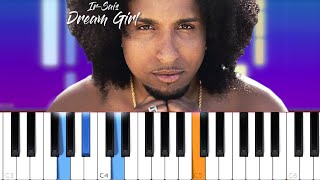 IrSais  Dream Girl Piano tutorial [upl. by Smitt]