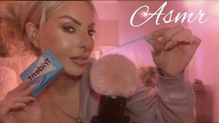 ASMR Clicky Whisper Ramble With Delicate Gum Chewing For Sleep Aid  Life Updates [upl. by Aerbma]