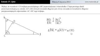 Zadanie 27  matura próbna 4 styczeń 2013 [upl. by Decato757]