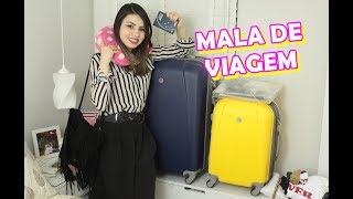 COMO ARRUMA MALA PARA VIAGEM INTERNACIONAL DESPACHADA E DE MÃO  PALOMA SOARES [upl. by Aseeral338]