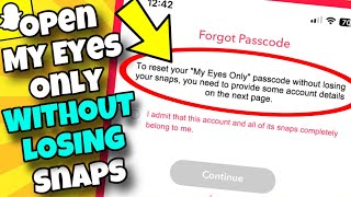 EASY How To Get into quotMy Eyes Onlyquot Folder WITHOUT Passcode WITHOUT Losing Anything  Proof [upl. by Melburn]