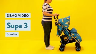 Supa 3 Stroller Demo Video [upl. by Yrokcaz]