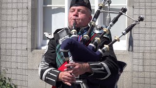 Strathspey and Reels set by champion Piper Stuart Liddell outside Balmoral Castle in Scotland [upl. by Noletta]