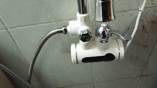 Carnetbd instant water heater tap with hand shower [upl. by Yung467]