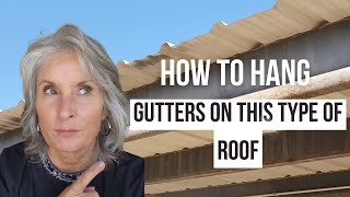 How to install gutters on a metal roof [upl. by Kalagher530]